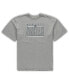 ფოტო #3 პროდუქტის Men's Heathered Gray, Navy New York Yankees Big and Tall T-shirt and Shorts Sleep Set