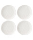 Bay Solid Colors 4 Piece Accent Plate Set, Service for 4