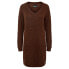 Фото #2 товара PIECES Ellen V Neck Long Sleeve Dress