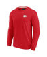 Men's and Women's Red Kansas City Chiefs Super Soft Long Sleeve T-shirt