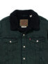 Фото #1 товара Levi's Men's Premium Relaxed Fit Sherpa Trucker Jacket Washed Green A57840008