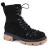 Vinceza W JAN255 black suede insulated boots