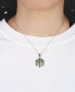 ფოტო #3 პროდუქტის Silver-Tone Olive Flower Cluster Pendant Necklace