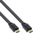 Фото #2 товара InLine HDMI Flat Cable High Speed Cable with Ethernet gold plated black 5m