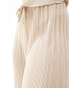 Фото #5 товара ASOS DESIGN plisse trouser with fluted hem co ord in champagne