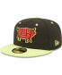 Фото #1 товара Men's Black, Green Chicharrones de Columbia Copa De La Diversion 59FIFTY Fitted Hat