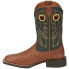 Фото #3 товара Justin Boots Bowline 11" Square Toe Cowboy Mens Black, Brown Casual Boots SE752