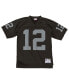 Men's Ken Stabler Black Las Vegas Raiders Legacy Replica Jersey