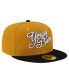 ფოტო #3 პროდუქტის Men's Gold/ Black Indianapolis Indians Theme Night Prospect 59FIFTY Fitted Hat