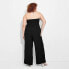 Фото #2 товара Women's Wide Leg Tube Jumpsuit - Wild Fable Black XXL