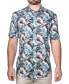 Men's Printed Short-Sleeve Woven Shirt