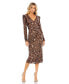 ფოტო #2 პროდუქტის Women's Long Sleeve Dress