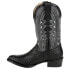 Фото #3 товара Durango Premium Exotic Full Quill Ostrich Round Toe Cowboy Mens Black Dress Boo