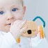 EUREKAKIDS Cucu koala-shaped wooden teether rattle