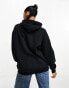 Фото #8 товара Napapijri Box logo oversized fleece hoodie in black