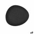 Фото #1 товара Плоская тарелка Bidasoa Fosil Чёрный Керамика Овальный 22,8 x 20,1 x 2,2 cm (9 штук)