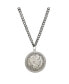 Фото #2 товара 16358 Barber Silver Half Dollar Coin Pendant with Curb Chain for Men