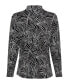 ფოტო #4 პროდუქტის Women's Long Sleeve Wrap Neck Statement T-Shirt