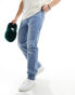 Фото #4 товара Jack & Jones mike tapered jeans in light blue