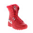 Фото #2 товара Fila Disruptor Boot 5HM00560-616 Womens Red Leather Casual Dress Boots