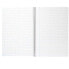 LIDERPAPEL Spiral notebook folio guidebook plastic cover 80h 75gr lined square 3 mm with margin