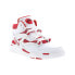 Фото #4 товара Reebok Pump Omni Zone II Mens White Leather Lifestyle Sneakers Shoes