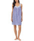 Women's Sleeveless Lace-Trim Nightgown