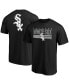 Фото #1 товара Men's Black Chicago White Sox Team Logo End Game T-shirt
