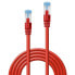 Фото #2 товара Жесткий сетевой кабель UTP кат. 6 LINDY 47163 1,5 m Красный 1 штук