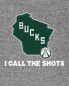 Фото #9 товара Baby NBA® Milwaukee Bucks Bodysuit 12M