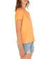 ფოტო #3 პროდუქტის Juniors' Smile Check Graphic Print Cotton T-Shirt