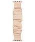 ფოტო #2 პროდუქტის Women's Blush Genuine Leather Scrunchie Band Compatible with 42/44/45/Ultra/Ultra 2 Apple Watch