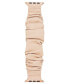 Фото #2 товара Ремешок для часов Anne Klein женский съемный кожаный розовый с кантом для Apple Watch 42/44/45/Ultra/Ultra 2