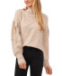 Фото #1 товара Women's Cable-Knit Turtleneck Sweater