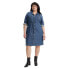 Фото #1 товара Levi´s ® Plus Plus Size Otto Western Long Sleeve Short Dress