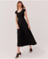 Women's Organic Cotton Fit & Flare Crossback Maxi Dress