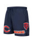Фото #2 товара Men's Navy Chicago Bears Woven Shorts