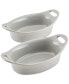 Фото #5 товара Ceramics 2-Pc. Oval Au Gratin Set