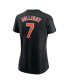 ფოტო #3 პროდუქტის Women's Jackson Holliday Black Baltimore Orioles Fuse Name Number T-Shirt