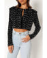 Фото #11 товара Women's Monica All Over Pearl Crop Jacket