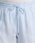 ფოტო #3 პროდუქტის Plus Size Modern Fit Seamed Linen Shorts