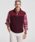 Men's Colorblocked Fleece Vest, Created for Macy's Красный, L - фото #1