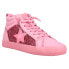Фото #2 товара Vintage Havana Alexis 2 Glitter High Top Womens Pink Sneakers Casual Shoes ALEX