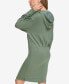 Фото #2 товара Women's Long-Sleeve Hoodie Dress