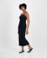 ფოტო #4 პროდუქტის Women's Badge Ribbed Tank Dress