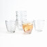Set of glasses Quid Waves Transparent Glass 260 ml (6 Units)