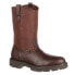 Фото #2 товара Georgia Boots Homeland Waterproof Pull On Work Mens Brown Work Safety Shoes G11