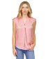 Women's Iridescent Pleated Top