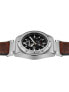 Фото #5 товара Наручные часы Movado Heritage Cognac Brown Genuine Leather Strap Watch 43mm.