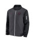 Фото #1 товара Men's Charcoal New York Mets 2024 City Connect Authentic Collection Game Time Full-Zip Bomber Jacket